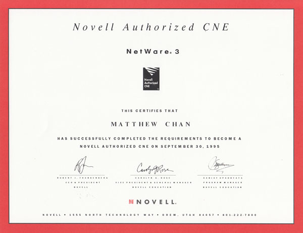 Novell CNE3