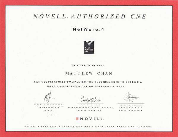 Novell CNE4