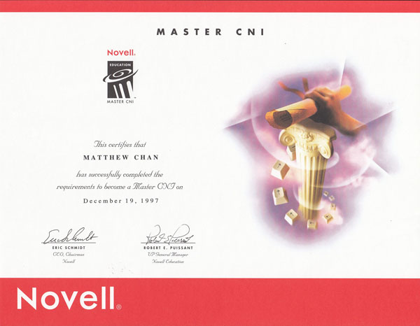 Novell Master CNI